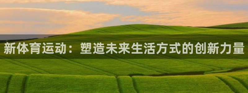 利记官方正版app娱乐下载：新体育运动：塑造未来生活